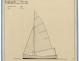 PLAN DE VOILURE/GREEMENT - DINGHY DE 3,5 M (1945)