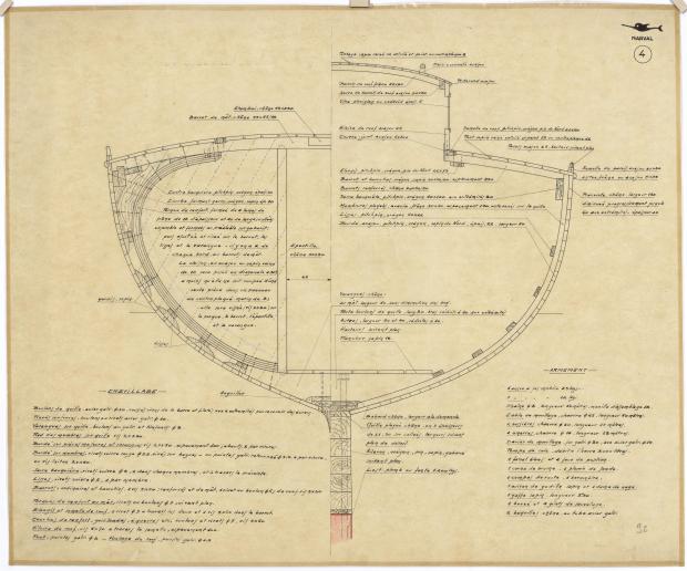 PLAN DE CONSTRUCTION - NARVAL (1948)