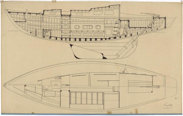 PLAN D&#039;AMENAGEMENT  - NARVAL (1948)