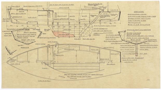 PLAN DE CONSTRUCTION - COURLIS (1948)