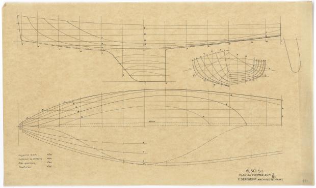 PLAN DE COQUE - DAIA (1949)