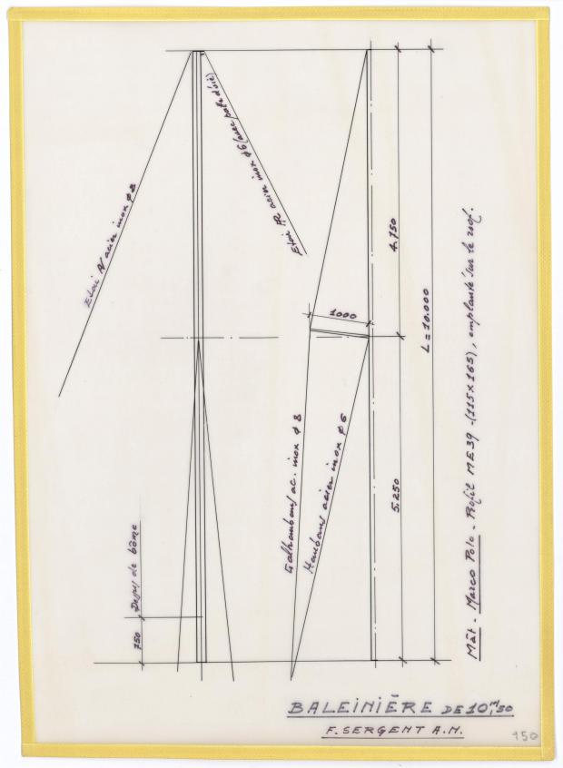 PLAN DE VOILURE/GREEMENT - OUF (1950)