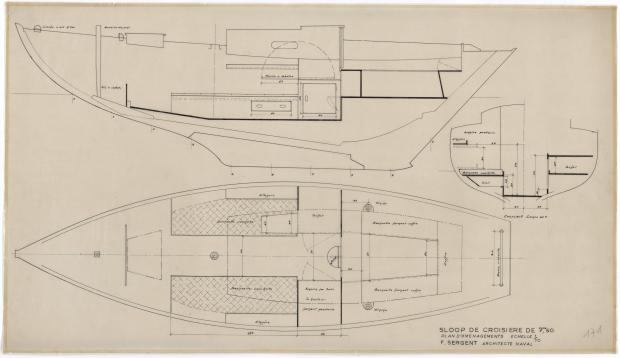 PLAN D&#039;AMENAGEMENT  - SPRAY (1950)