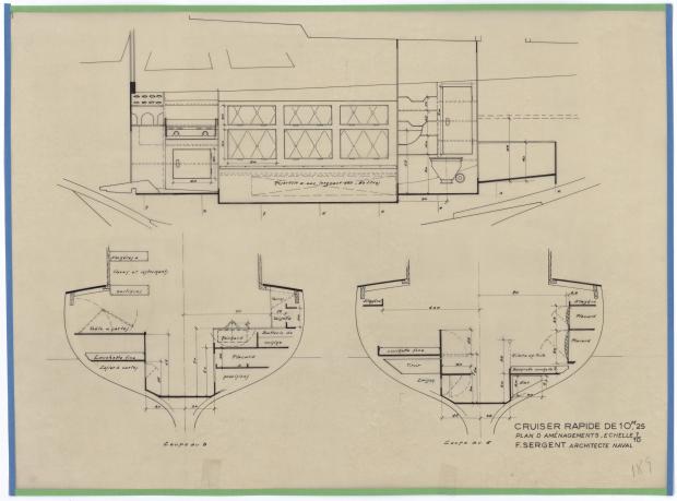 PLAN D&#039;AMENAGEMENT  - THETIS (1950)