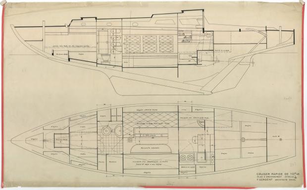 PLAN D&#039;AMENAGEMENT  - AOUFA (1951)