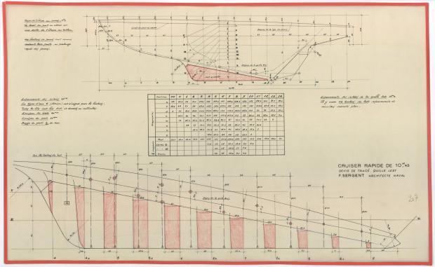 PLAN DE CONSTRUCTION - AOUFA (1951)