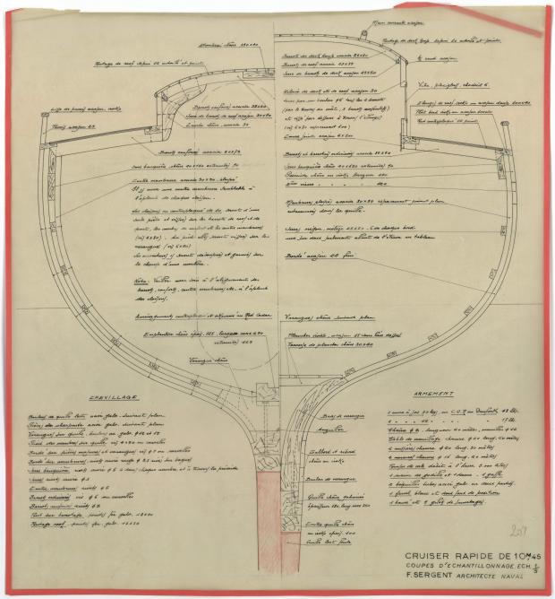 PLAN DE CONSTRUCTION - AOUFA (1951)