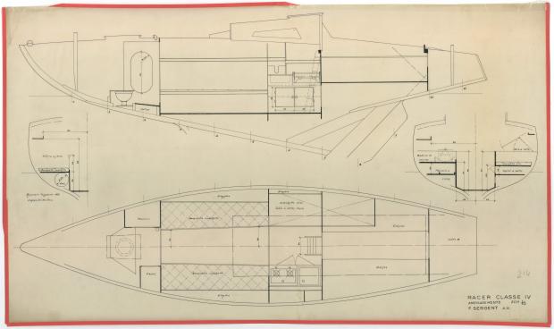 PLAN D&#039;AMENAGEMENT  - JUMBO (1951)