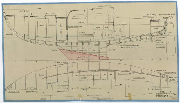 PLAN DE CONSTRUCTION - PILOTE (1951)