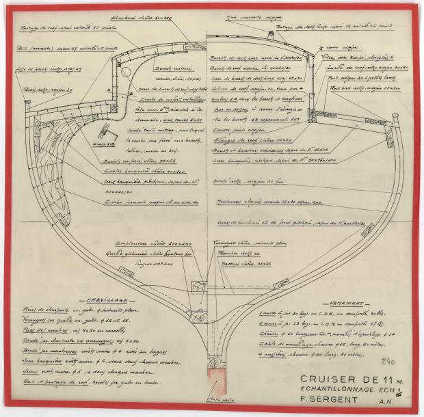 PLAN DE CONSTRUCTION - BLEIZ MOR (1952)