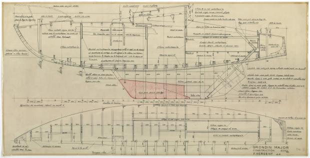 PLAN DE CONSTRUCTION - GRONDIN MAJOR (1952)