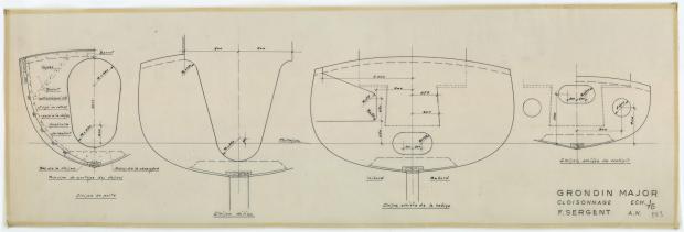 PLAN D&#039;AMENAGEMENT  - GRONDIN MAJOR (1952)