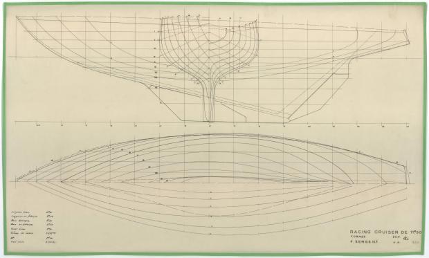 PLAN DE COQUE - MELUSINE   (1953)