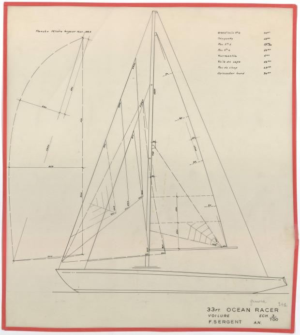 PLAN DE VOILURE/GREEMENT - Gemora (1953)