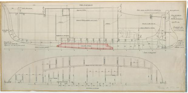 PLAN DE CONSTRUCTION - Pointu 9,50 m (1954)