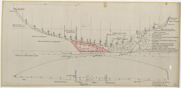 PLAN DE CONSTRUCTION - Iris   Sloop croisière 9,75 m (1954)