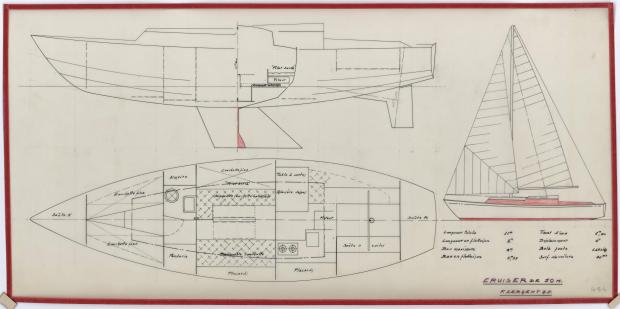 PLAN GENERAL - CRUISER de 10 m (1956)