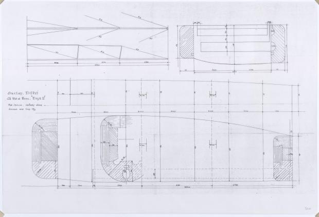 PLAN DE VOILURE/GREEMENT - ELOISE II (1957)