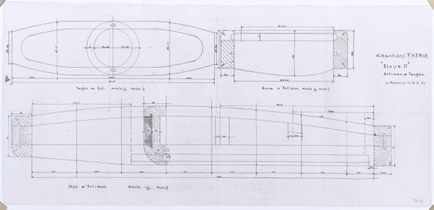 PLAN DE VOILURE/GREEMENT - ELOISE II (1957)