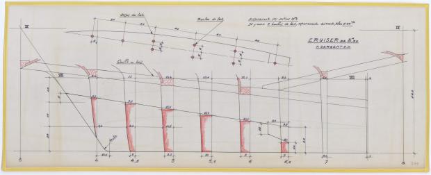 PLAN DE CONSTRUCTION - DEJA   CRUISER 8,50 m (1957)