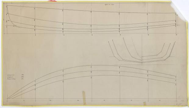 PLAN DE COQUE - NORDET 4,20 m (1957)