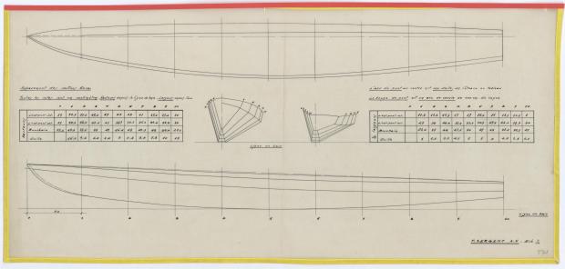 PLAN DE CONSTRUCTION - AOUFFA II 14 m   (1958)