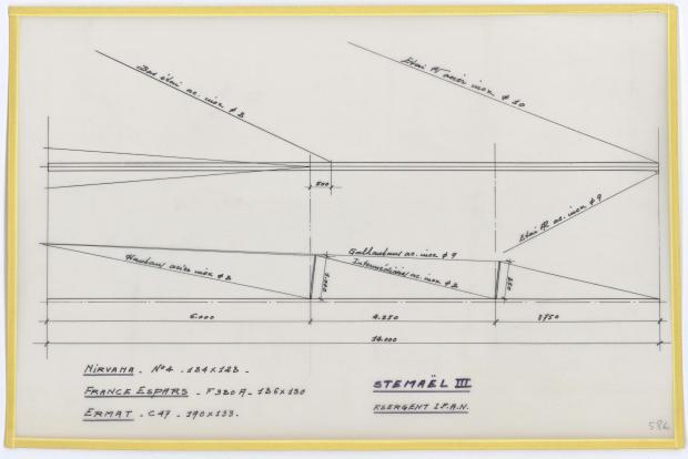 PLAN DE VOILURE/GREEMENT - STEMAEL III,  (1958)