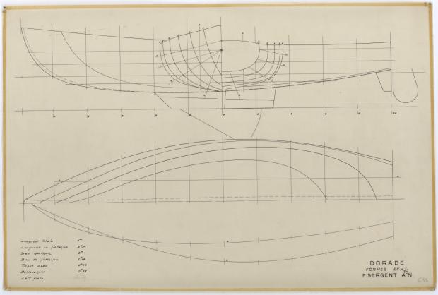 PLAN DE COQUE - DORADE (1959)