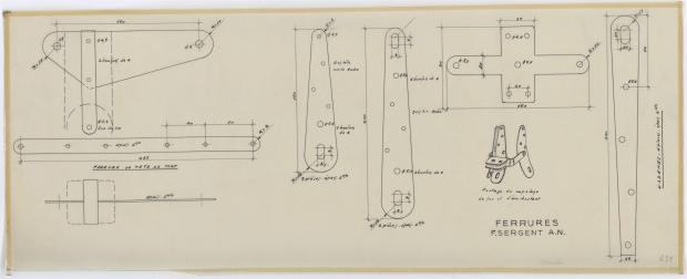 PLAN DE VOILURE/GREEMENT - DORADE (1959)