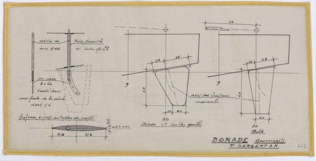 PLAN DE CONSTRUCTION - DORADE (1959)