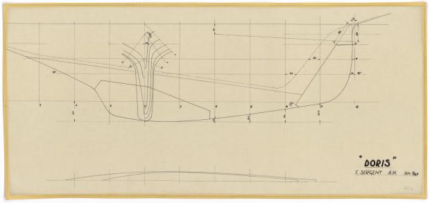 PLAN DE CONSTRUCTION - VARNA,DORIS, MISTRAL CRUISER RAPIDE 12,20 m (1960)