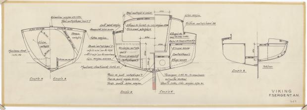 PLAN DE CONSTRUCTION - VICKING  5,90 m (1960)