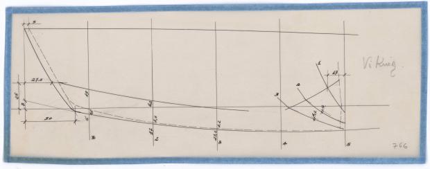 PLAN DE COQUE - VICKING  5,90 m (1960)