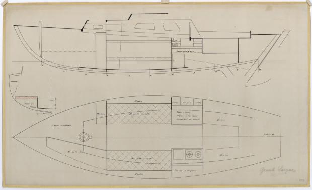 PLAN D&#039;AMENAGEMENT  - LE GRAND SARGUE  (1961)