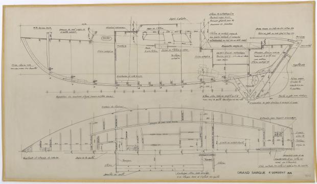 PLAN DE CONSTRUCTION - LE GRAND SARGUE  (1961)