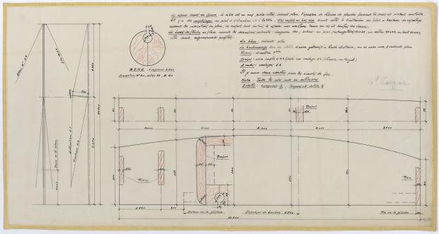 PLAN DE VOILURE/GREEMENT - LE GRAND SARGUE  (1961)