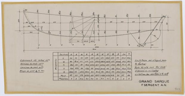 PLAN DE COQUE - LE GRAND SARGUE  (1961)