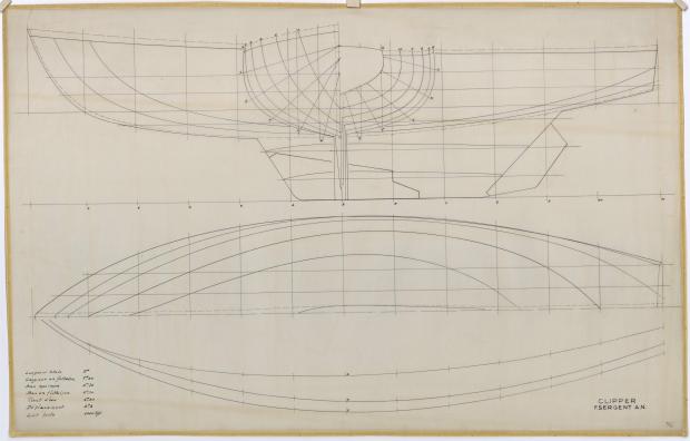 PLAN DE COQUE - CLIPPER  CC DE  9 m (1961)