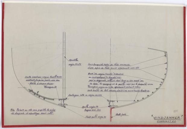 PLAN DE CONSTRUCTION - WINDJAMMER  10 M (1962)