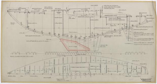 PLAN DE CONSTRUCTION - WINDJAMMER  10 M (1962)