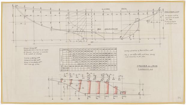 PLAN DE CONSTRUCTION - CRUISER  13,50 M (1963)