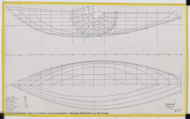 PLAN DE COQUE - Varna II   12,35 m (1964)