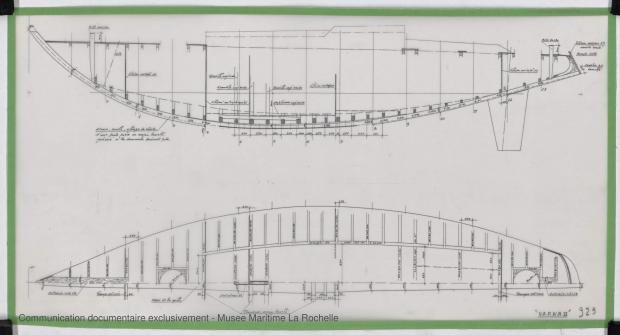 PLAN DE CONSTRUCTION - Varna II   12,35 m (1964)