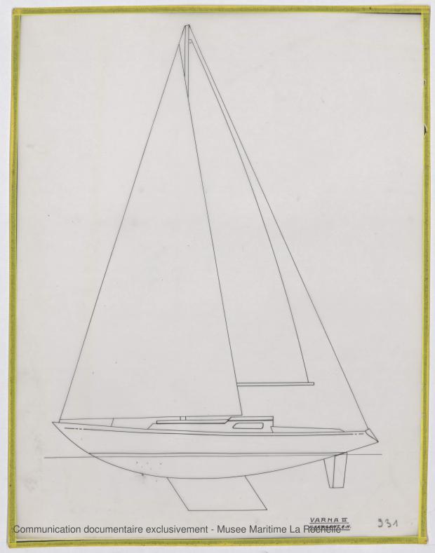 PLAN DE VOILURE/GREEMENT - Varna II   12,35 m (1964)