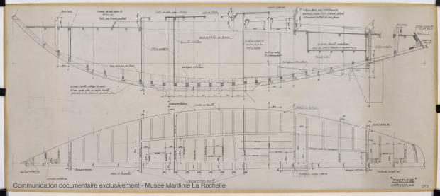 PLAN DE CONSTRUCTION - Thetis III , Facel IV & Ste Anne IV 11,50 m (1964)