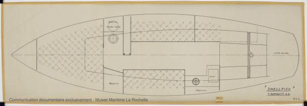 PLAN D&#039;AMENAGEMENT  - Shelfish  8,75 M (1965)