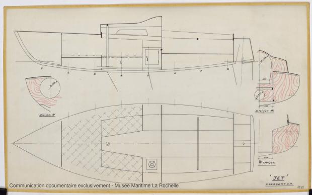 PLAN D&#039;AMENAGEMENT  - Jet  5,90 m (1968)