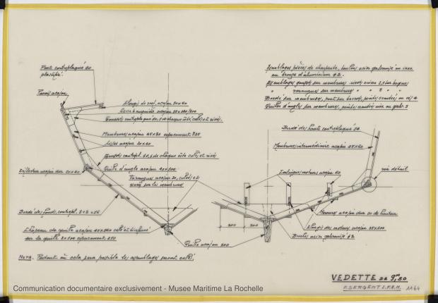 PLAN DE CONSTRUCTION - Fisherman 9,50 Vedette (1969)