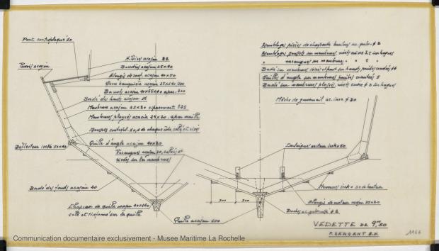 PLAN DE CONSTRUCTION - Fisherman 9,50 Vedette (1969)