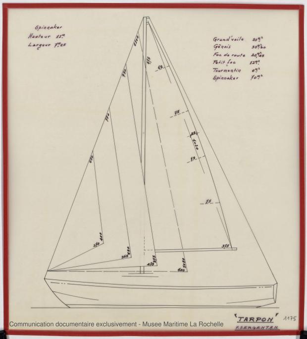 PLAN DE VOILURE/GREEMENT - Tarpon (1969)